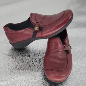Remonte Dorndorf‎ Red Leather Comfort Loafers Academia Cottage EU 36 US 5.5/6